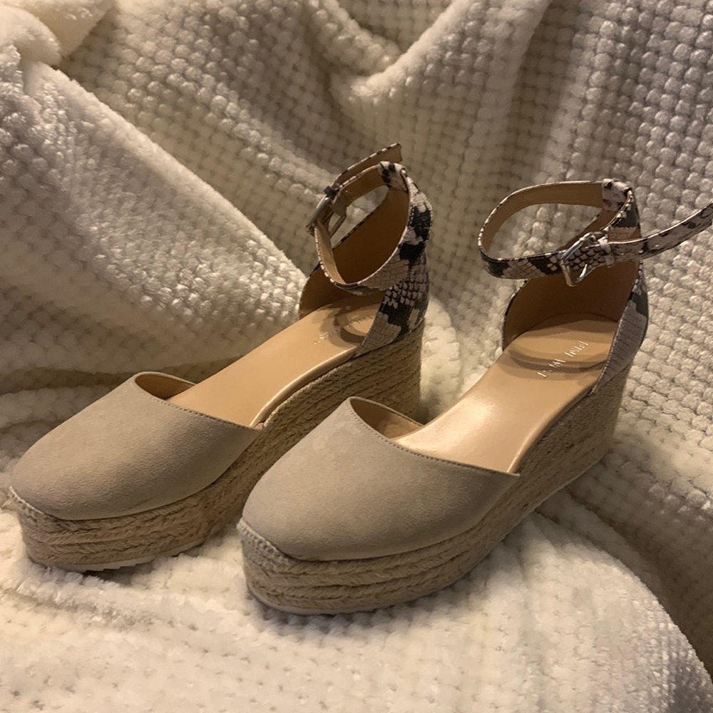 Nine West Ankle Strap Wedges